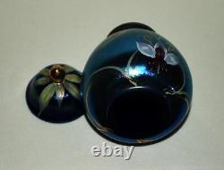 Collection de Connaisseur Fenton Pot en Gingembre Fleur d'Orchidée Édition Limitée Md106