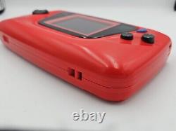 Console SEGA GAME GEAR. Nouveau LCD, Caps & Verre. Édition limitée Rouge. Rare.