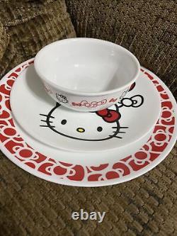 Corelle Hello Kitty Service De Vaisselle 12 Pièces Pour 4 Edition Limitée Sanrio