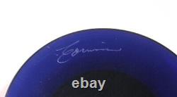 Correia Art Glass Bol en verre de rubis en forme de cœur ESB8128 Édition limitée 1991 99/500 Signé