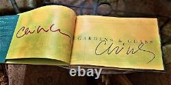 Dale Chihuly Gardens & Glass 2002 1er Ed Hand Signed Ltd Édition Cafee Tableau Hb