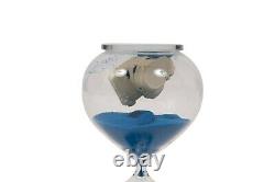 Daniel Arsham Blue Crystal Edition Limitée De 500 Hourglass Art Sculpture Nouveau