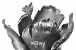 Daum Black Tulip Grand Vase Limited Edition Signée Nib