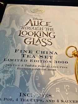 Disney Alice à travers le miroir édition limitée #1348/3000 Service à thé de Chine