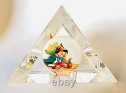 Disney Pinocchio Fine Art Glass Statue Bon Conseil De Toby Bluth Edition Limitée