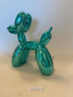 Dog Art Glass Ballons Blue Édition Limitée Signée