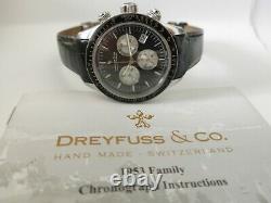 Dreyfuss & Co Gentleman's 1953 Chronographe Montres Homme Dgs00032/04 Sapphir Glass