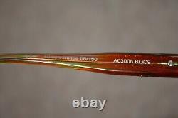 ÉDITION LIMITÉE ALAIN MIKLI Montures de lunettes A03006 Rayées Claires Arc-en-Ciel avec Rouge