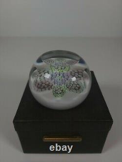 Edinburgh Crystal Paperweight Limited Edition Opaline Garden 77/500