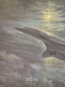 Édition Limitée Impression SPEEDBIRD par Simon Attack Signée par 6 Capitaines Encadrée