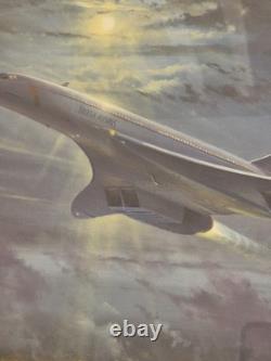 Édition Limitée Impression SPEEDBIRD par Simon Attack Signée par 6 Capitaines Encadrée