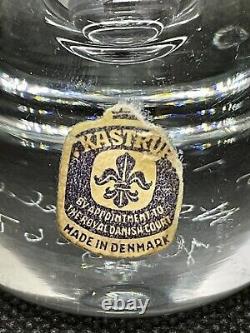 Edition Limitée Kastrup/ Holmegaard Gravé Winston Churchill Glass Goblet 1967
