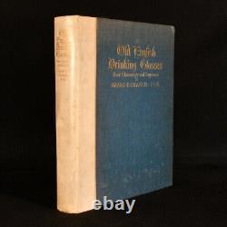 Édition de 1926 de verres à boire anglais anciens par Grant R. Francis de Luxe Limitée