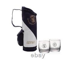 Édition limitée Ensemble de verres à whisky Loch Lomond Golf & Mini bouteille de single malt des Highlands