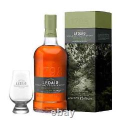 Édition limitée Ledaig Triple Wood avec ensemble verre Glencairn 70cl 53,8% NOUVEAU