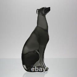 Édition limitée sculpture en verre de cristal Greyhound par Lalique