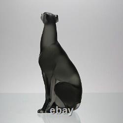 Édition limitée sculpture en verre de cristal Greyhound par Lalique