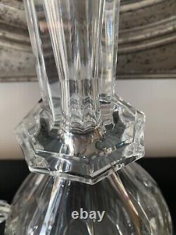 Énorme Carafe/ Décanter Baccarat Harcourt Double Magnum Édition Limitée 43cm