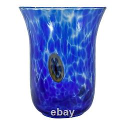 Ensemble de Six 6 Verres à Boire en Verre de Murano Bleu Rouge Vert Violet Millefiori