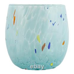 Ensemble de quatre gobelets en verre de Murano avec art, rose, rouge, bleu, multicolore Millefiori