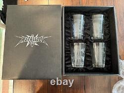 Ensemble de verres à bière Metallica MetClub ÉDITION LIMITÉE, hors production