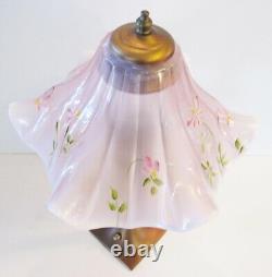 Fenton Accent Lampe 17-1/2 Tall Rare Mint Marque Newithbox Hp- Signé Tammy Neader