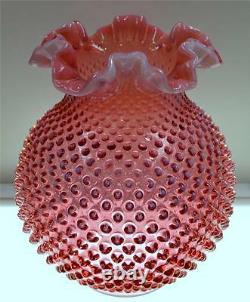 Fenton Lamp Cranberry Opalescent 26 Vintage Gwt Free Navire Lower48