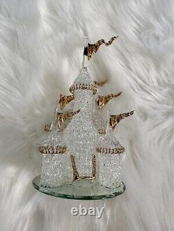 Figurine de château en verre soufflé de Cendrillon de Disney, édition limitée à 250 exemplaires