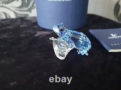 Figurine en cristal rare collectors Swarovski Blue Dart Frog 2009 SCS Event 955439