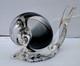Figurine En Verre D'art Vintage Murano Escargot, V. Nason Années 70, Fumé Clair, Très Grand 18 Cm