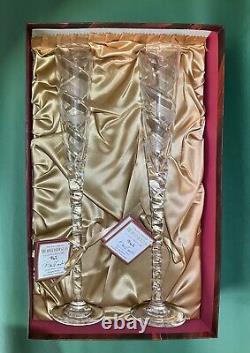 Flûtes Encore en boîte de la collection Millénium Édition Limitée de Royal Brierley