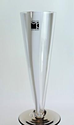 Flûtes à champagne Carlo Moretti en verre de Murano en paire, édition limitée numérotée