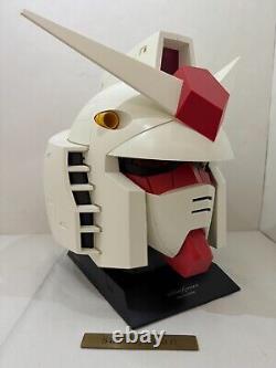 GUNDAM 40e Édition Limitée Étui à Lunettes Casque Éclairant Figurine au 1/7ème Échelle