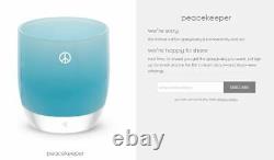 Glassybaby Ooak Peace Keeper Peacekeeper 2020 Limited Edition Épuisé
