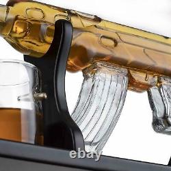 Gun Lovers Grand Bullet Carafes Lunettes Limited Edition Élégante Gun Fusil