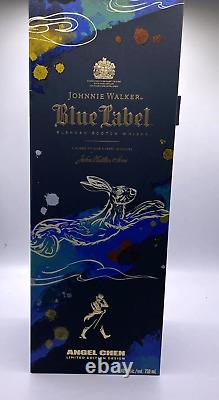 Johnnie Walker Édition Limitée ANGEL CHEN Bouteille Collectionnable de Scotch Blue Label