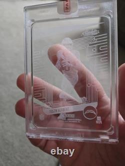Justin Herbert 2024 Carte Absolute Glass Case Hit Extrêmement Rare ! LA Chargers