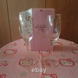 Kitty Wine Glass Edition Limitée Articles Rares