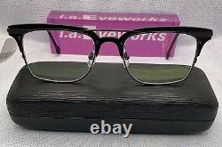 L. A. Eyeworks Lunettes Édition Limitée Venturi Velours Noir NOUVEAU