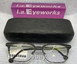 L. A. Eyeworks Lunettes Édition Limitée Venturi Velours Noir NOUVEAU