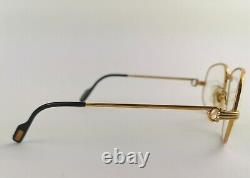 LUNETTES CARTIER MONTURES VINTAGE ORIGINALES ROMANCE LC ANNÉES 80 OR ÉDITION LIMITÉE NEUVE