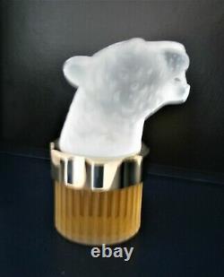 Lalique Limited Edition 2004 Solid Crystal'panthere' Collection Flacon