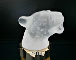 Lalique Limited Edition 2004 Solid Crystal'panthere' Collection Flacon