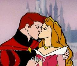 Le Jumbo Disney Pinstained Verre Storybook Sleeping Beauty Aurora Prince Philip
