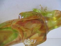 Liuligongfang Cristal Paté De Verre Glass Green Foo Dog Édition Limitée 7