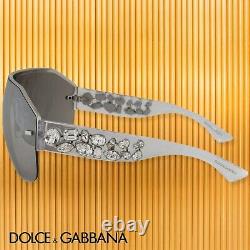 Lunettes De Soleil D&g Dolce & Gabbana Silver Edition Limitée / Prc 499