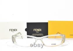 Lunettes Fendi Cear Gem Stone Fabriquées à la main Édition Limitée 51-15-140