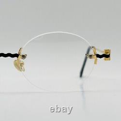 Lunettes Sabahn pour hommes et femmes ovales dorées Mod. 35 Édition limitée Sabahn Nouvelle