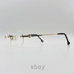 Lunettes Sabahn pour hommes et femmes ovales dorées Mod. 35 Édition limitée Sabahn Nouvelle