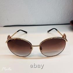 Lunettes de soleil Chopard édition limitée Or 23KT/Cristaux SCHB21S 300G 59 16 135 Nouvelles